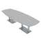 Skutchi Designs 45 in W, 120 in L, 29 in H, Engineered Wood Top, Grey HAR-ABOT-46X119-DOU-XD01 - alternate 1
